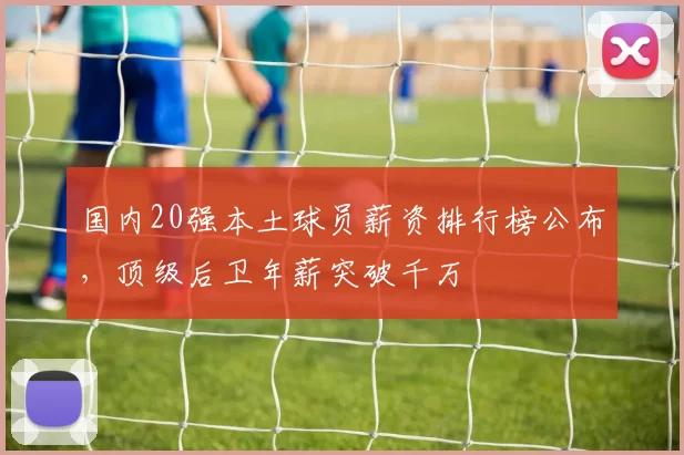 国内20强本土球员薪资排行榜公布，顶级后卫年薪突破千万